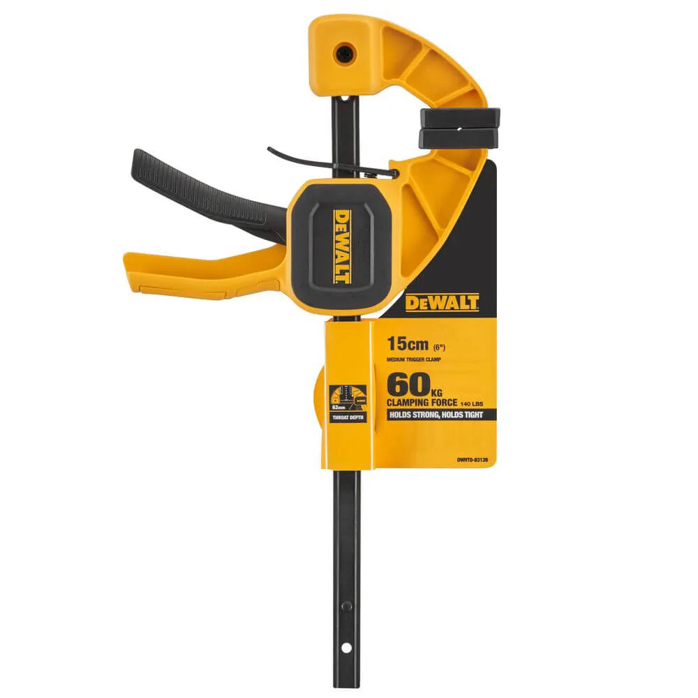Струбцина DeWALT DWHT0-83139 с максимальным усилием сжатия 63 кг.