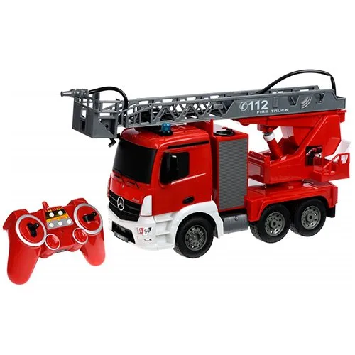 Машинка на р/у Same Toy Пожарная машина Mercedes-Benz с лестницей 1:20