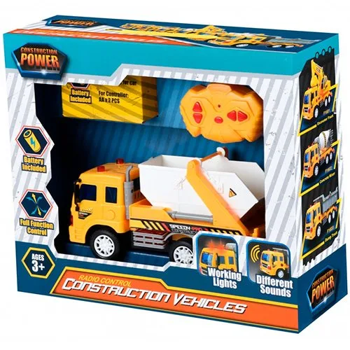 Машинка на р/у Same Toy CITY Грузовик с контейнером (желтый)
