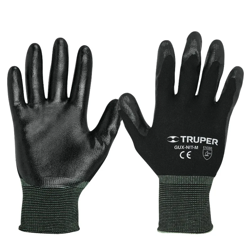 TRUPER GU-121 Перчатки нитриловые/нейлоновые маленькие