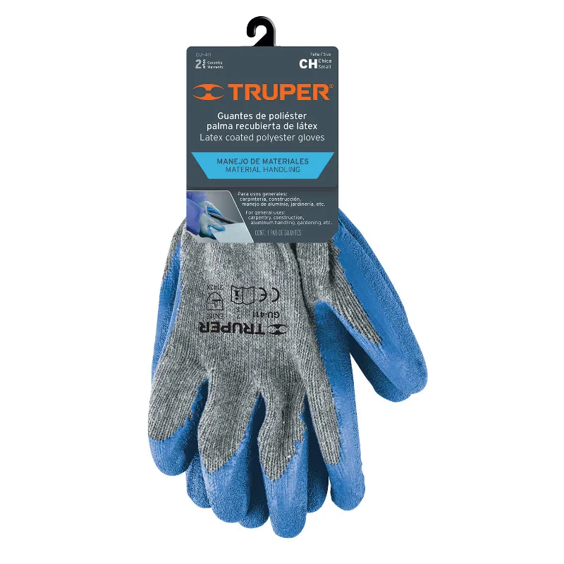 TRUPER GU-411 Перчатки садовые латекс/хлопок S