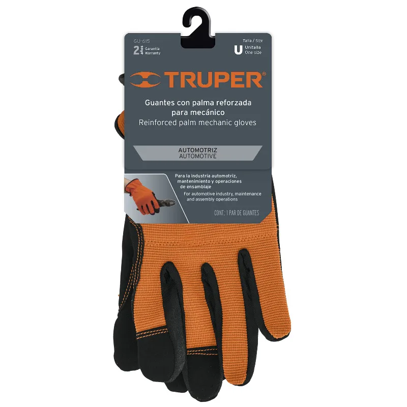 TRUPER GU-615 Перчатки механика с усиленной ладонью