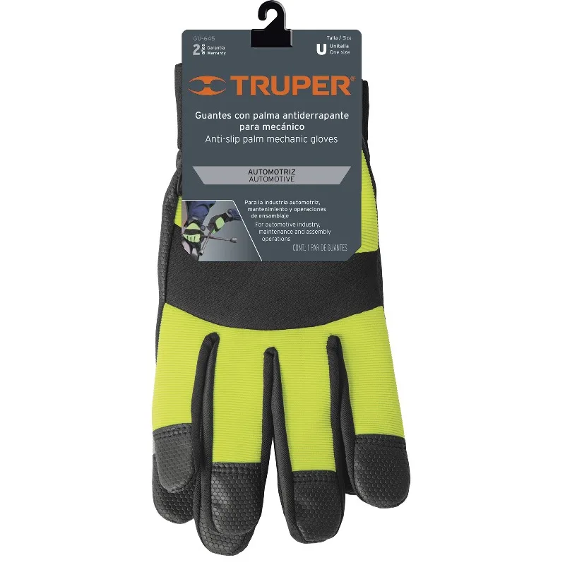 TRUPER GU-645 Перчатки комбинированные повышенной заметности зелени