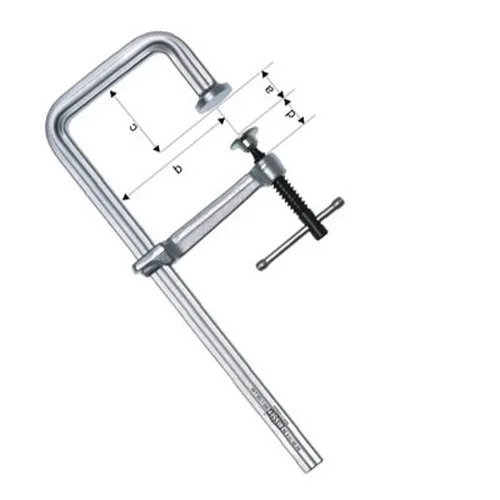 U-образная цельнометаллическая струбцина Bessey GU25-12-6ZK