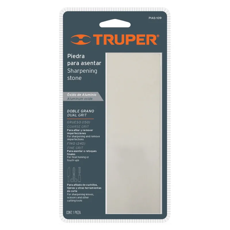 TRUPER PIAS-109 Камень точильный (карбид кремния) 150/240 зерно 152х50мм