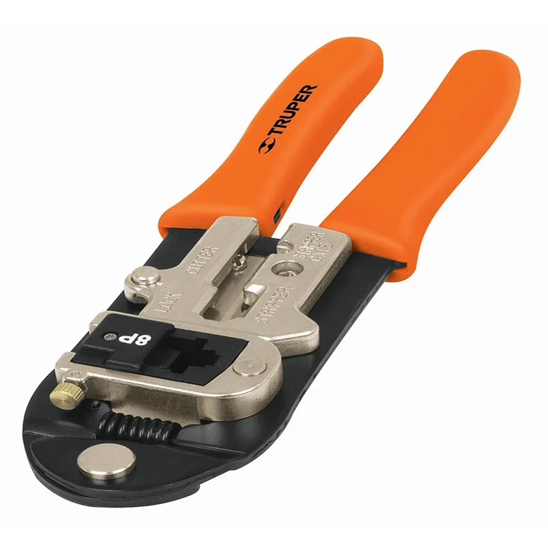 TRUPER PRJ-3X Инструмент для обжима Профи универсальный RJ-9; RJ-11; RJ-12; RJ-45