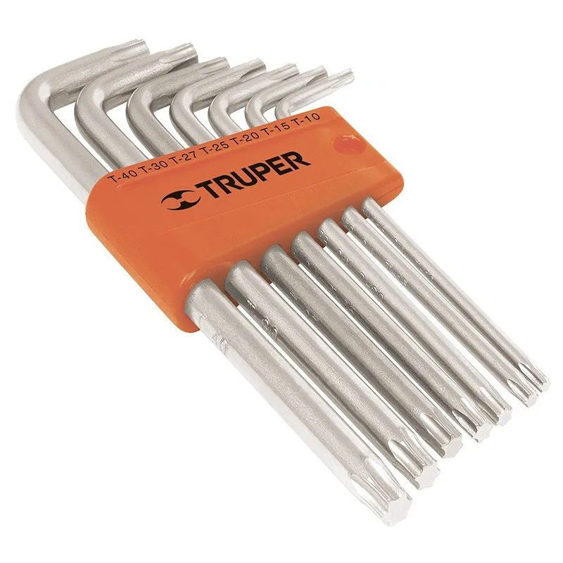 TRUPER TORX-7L Набор ключей Torx удлинены в пластиковой касете 7шт