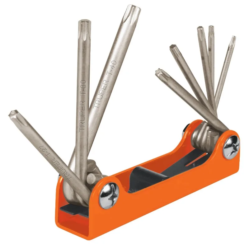 TRUPER TORX-8 Набор ключей Torx в металлической ручке 8шт