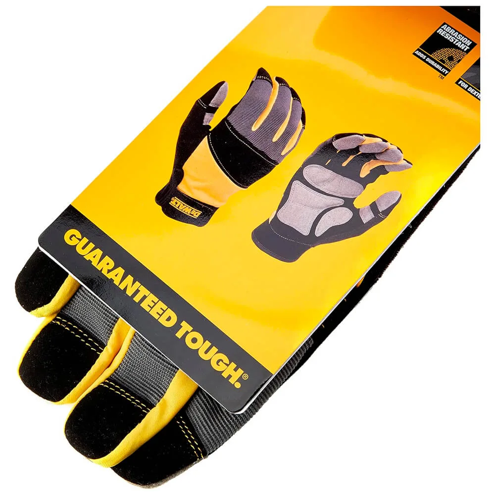 Универсальные перчатки DeWALT DPG215L с дополнительными накладками.