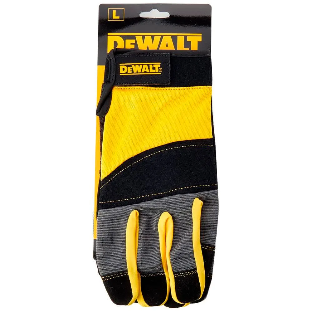 Универсальные перчатки DeWALT DPG215L с дополнительными накладками.