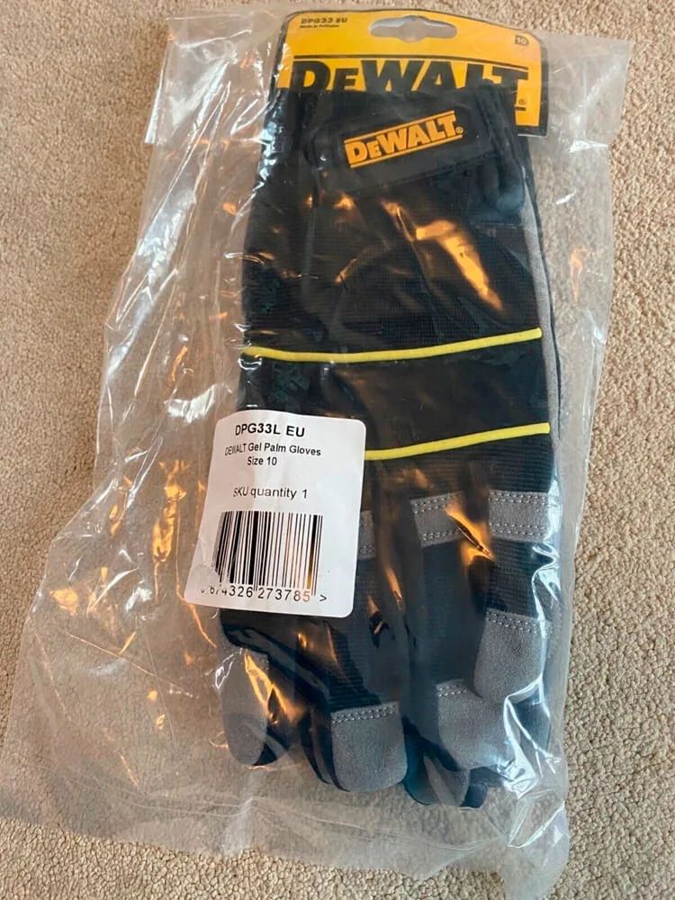 Универсальные перчатки с накладкой ToughThread™ DeWALT DPG33L.