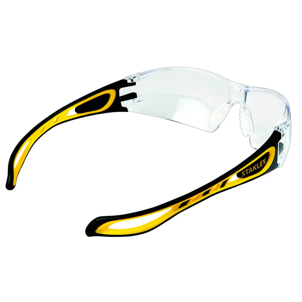 Защитные очки STANLEY SYE17-10D с обтекаемой оправой.